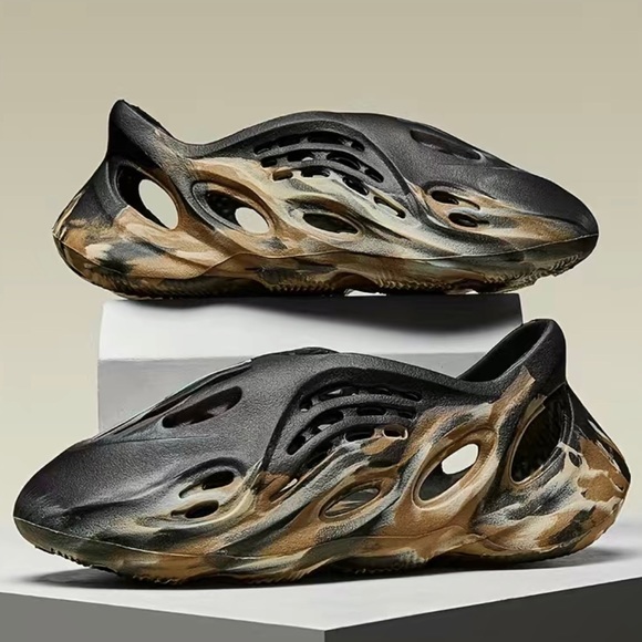 EVA Foam Runner RNNR Unbranded Clog Water Shoe Slip-On New Cinder Onyx Mens Blue - Picture 3 of 5